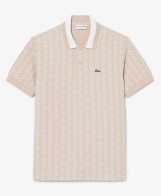 Men's Classic Fit Monogram Jacquard Polo Shirt