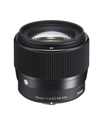 56mm f/1.4 DC DN Contemporary Lens for Sony E, Bundle with 55mm Essential Filter Kit, Cleaning Kit and Cleaning Cloth