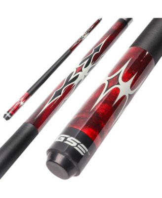 58" 2-Piece Canadian Maple Hardwood Billiard Pool Cue Stick for Men/Women - 21oz