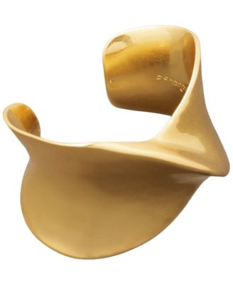 New York Gold-Tone Dynamic Twisted Cuff Bracelet