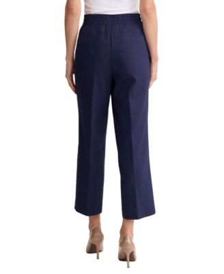 Women's Linen-Blend Pull-On Pants