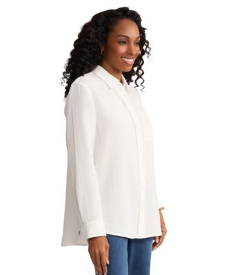 Women's Long-Sleeve Button-Down Shirt