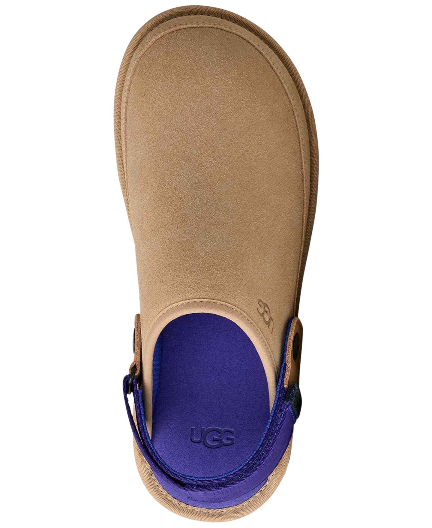 Мужские сабо UGG® Goldencoast II Suede, цвет: Бежевый — фото 3