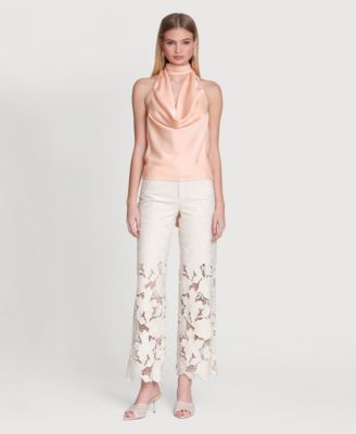 Women's Long Tie Halter Top