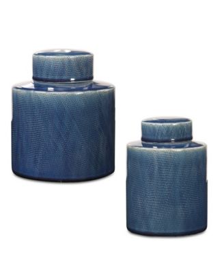 Saniya Wide Containers, Set of 2