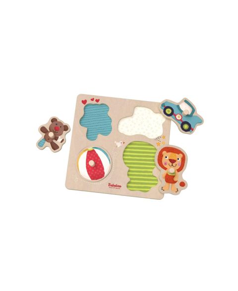 Деревянный клатчи для малышей Bababoo and friends «Лев», 4 детали, от 12 месяцев