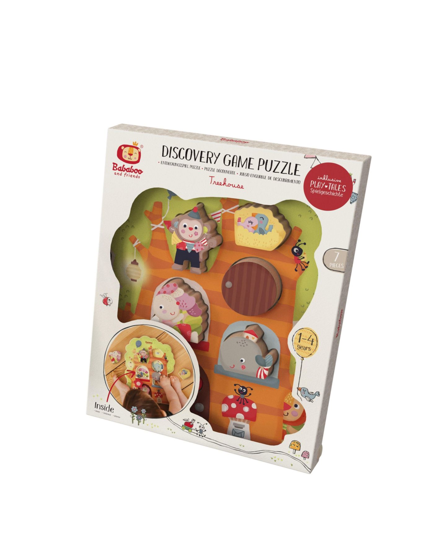 Детский пазл Bababoo and friends Tree House Discovery 6-Piece Puzzle, от 1 года — фото 2