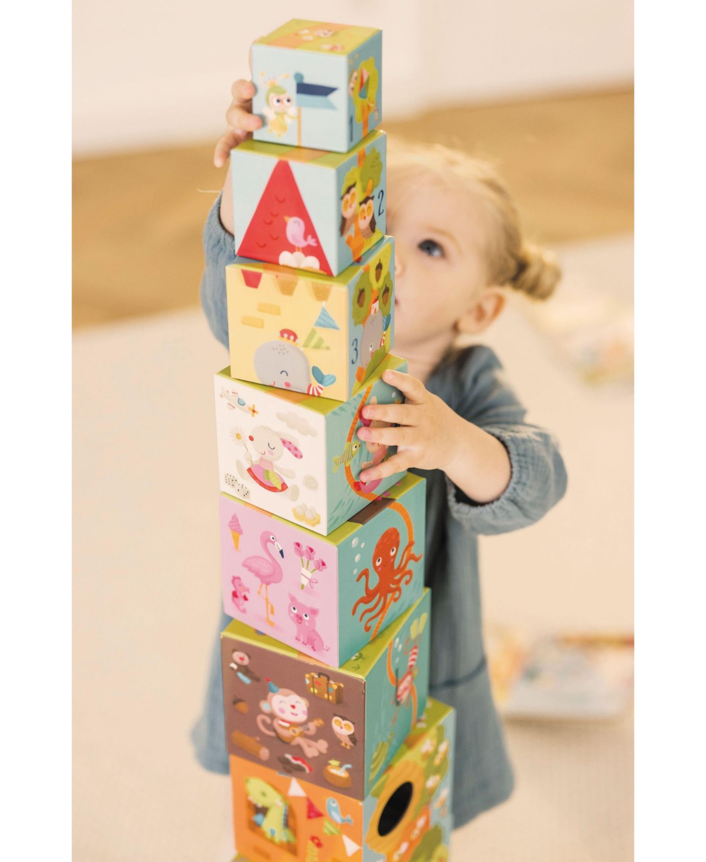 Детские игрушки Bababoo and friends Adventure Picture Matching 11-Piece Stacking Game, Ages 1+ — фото 3