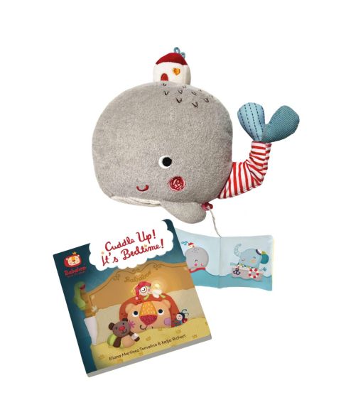 Детские мягкие игрушки Bababoo and friends Wilma Whale Book and Plush, 2-Piece Set