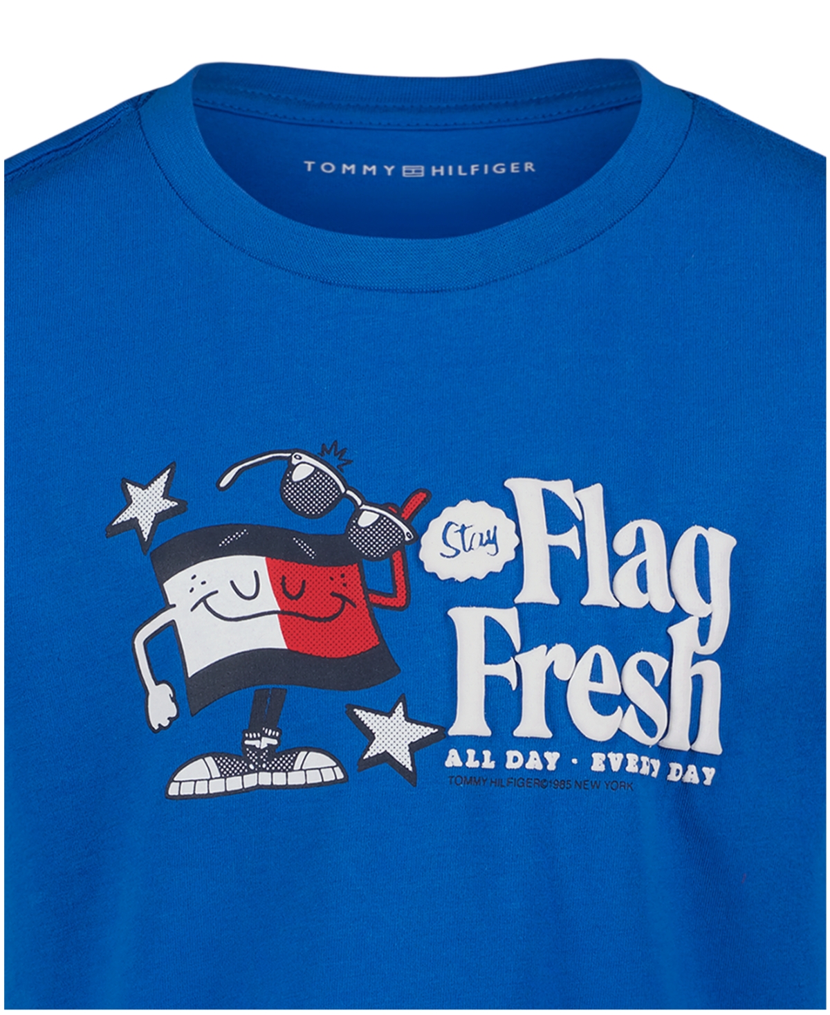 Tommy Hilfiger Boys' 2T-7 Flag Fresh Crewneck T-Shirt