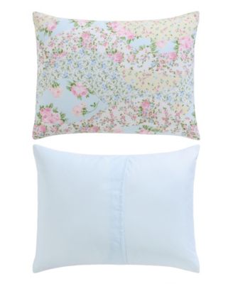 Patchwork Floral Microfiber 4-Pc. Comforter Set, Twin