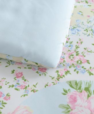 Patchwork Floral Microfiber 5-Pc. Comforter Set, Full/Queen