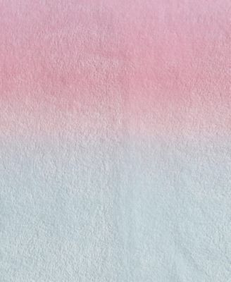 Ombre Printed Plush Throw, 70" X 50"