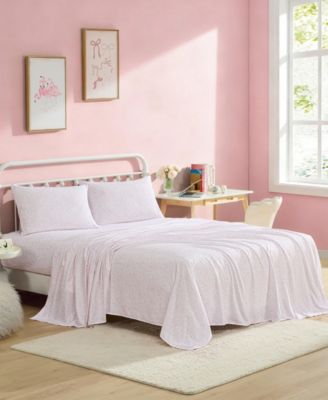 Butterfly Love Microfiber 3-Pc. Sheet Set, Twin