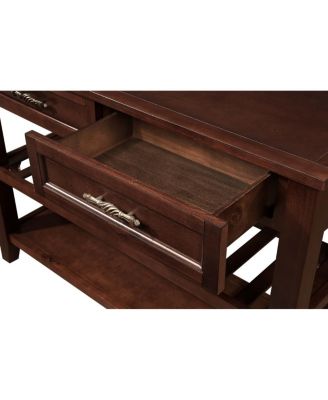 Mid-Century Style Sideboard Buffet with Large Storage Space