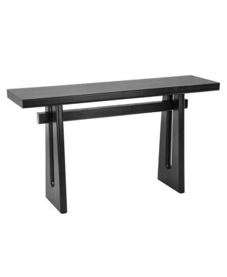 Elegant Console Table - Geometric Silhouette for Living Room