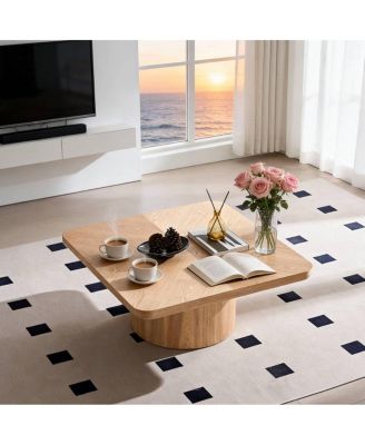 Square Coffee Table, Modern Design for Living Room Use