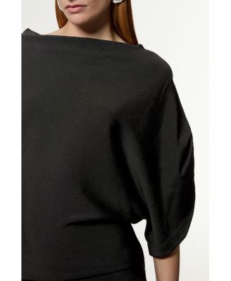 Women's Dropped Waist Asymmetric Maxi Dress