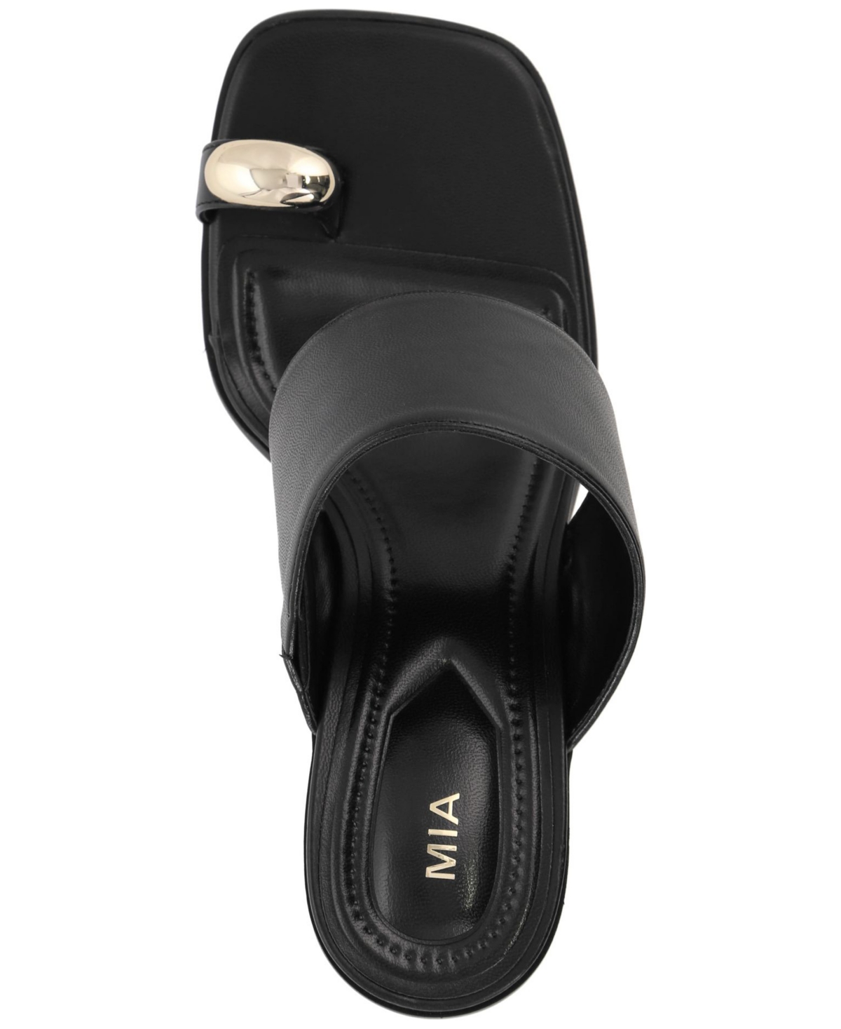 Mia Women's Fawn Block Heel Slip-On Dress Sandals