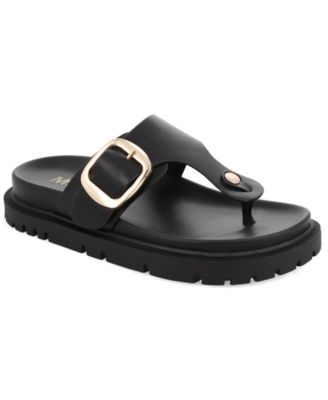 Women's Geri Buckle Platform Thong Sandals