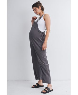 Maternity Straight Leg Adjustable Overalls