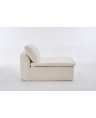  133" Modular U-Shaped Sectional Sofa with Removable Recliner