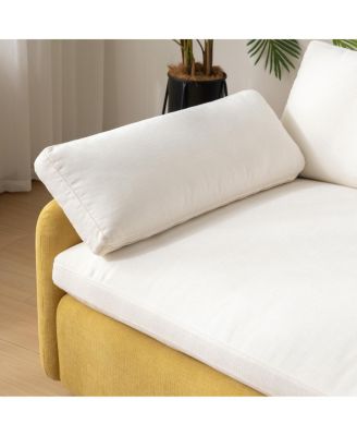 Oversized Chenille Sofa Chair, Wide Seat Accent Chair, Modern Upholstered Armchair