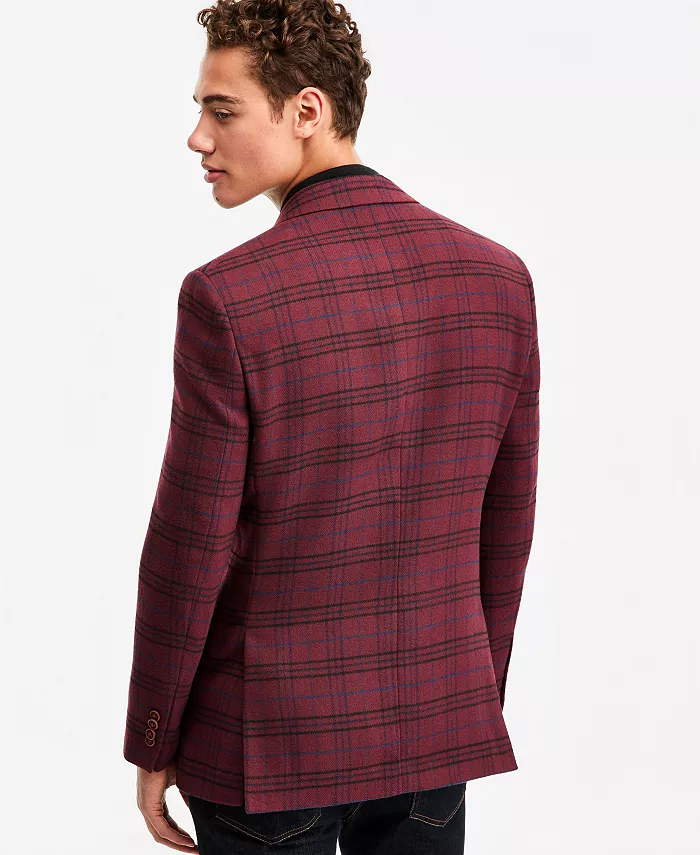 Men's Modern-Fit Tweed Patterned Sport Coat - thumbnail 3