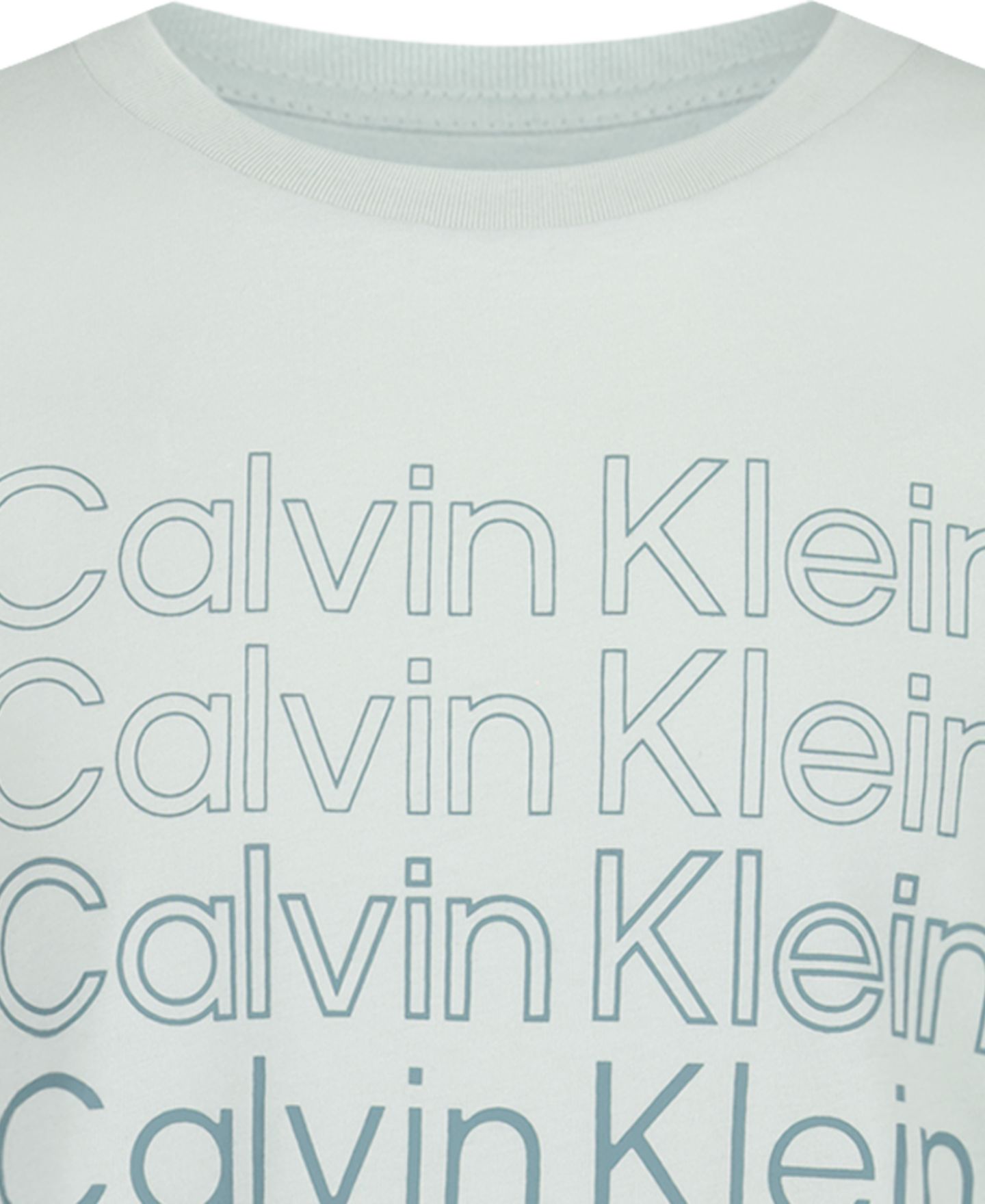 Футболка Calvin Klein Levels Short-Sleeve для мальчиков, цвет: Мятный — фото 4