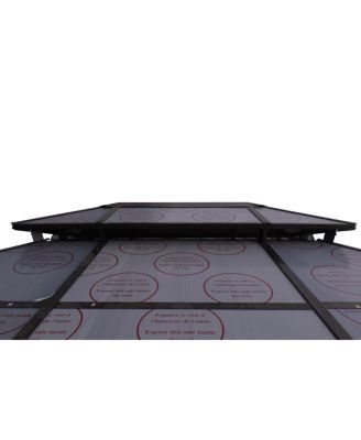 aluminum double-top sun canopy