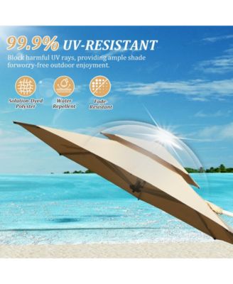 Round Cantilever Umbrella with Center Pole