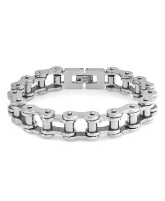 Men's Biker Jewelry Bicycle Link Mechanic Chain Bracelet Stainless Steel