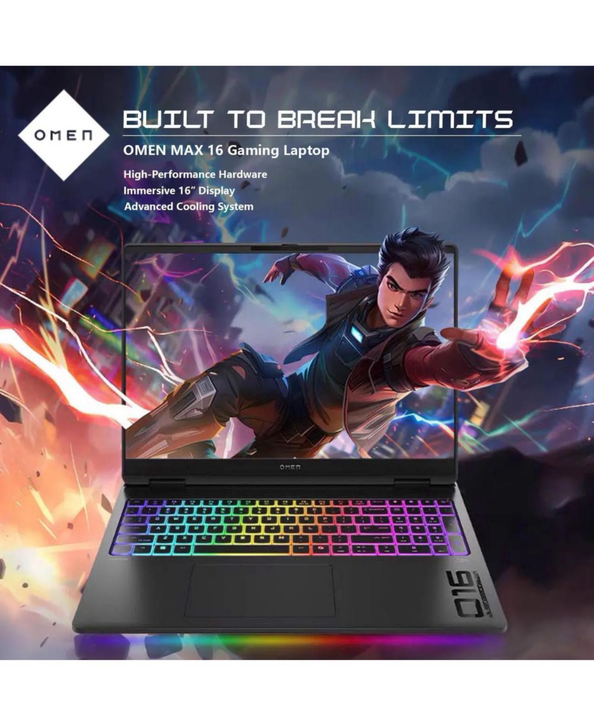 Hp Omen Max 16" Traditional Laptop Amd Ryzen Ai 7 32GB Ram Nvidia GeForce Rtx 5070 1TB Ssd Storage Windows 11 Home 240Hz