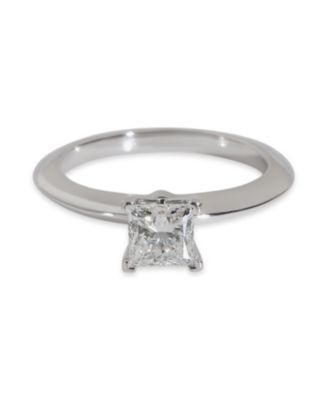 0.51 ct Princess Diamond Engagement Ring