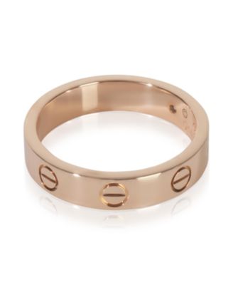 Rose Gold Diamond Small Model Love Ring
