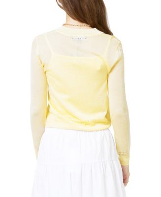 Women's Serena Sheer Pointelle Cardigan