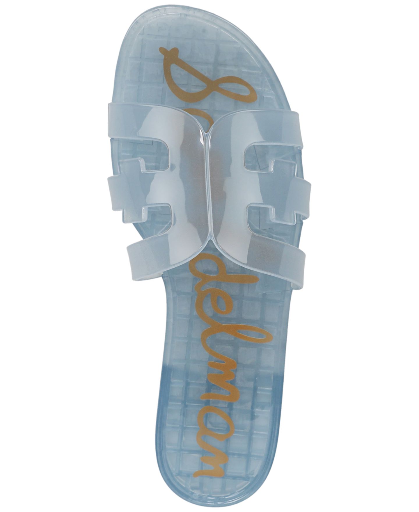 Женские сандалии Sam Edelman Bay Jelly Slide, цвет: Синий — фото 4