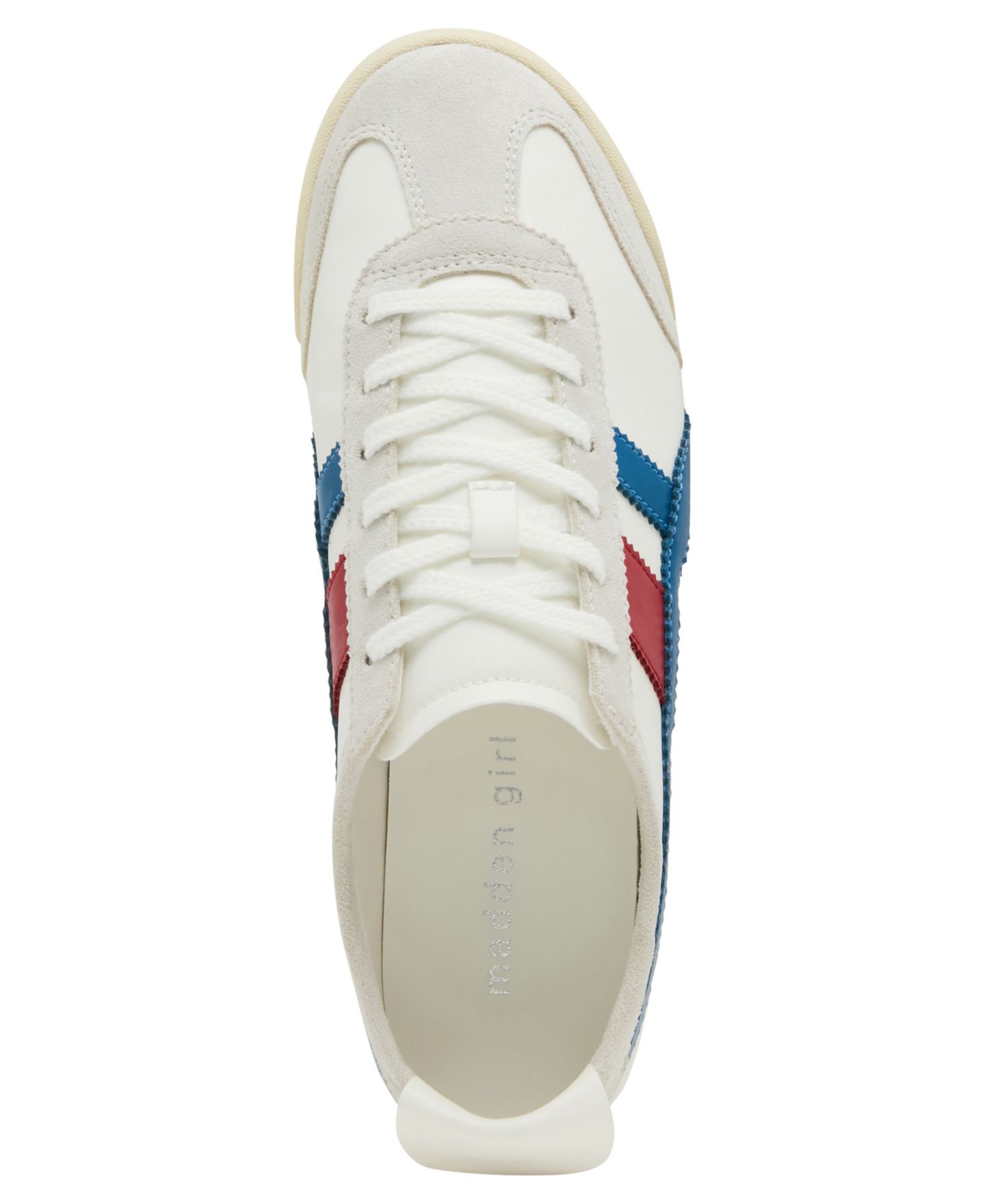 Женские кроссовки Madden Girl Glide Lace-Up Low Profile, цвет: Красный / Белый — фото 4