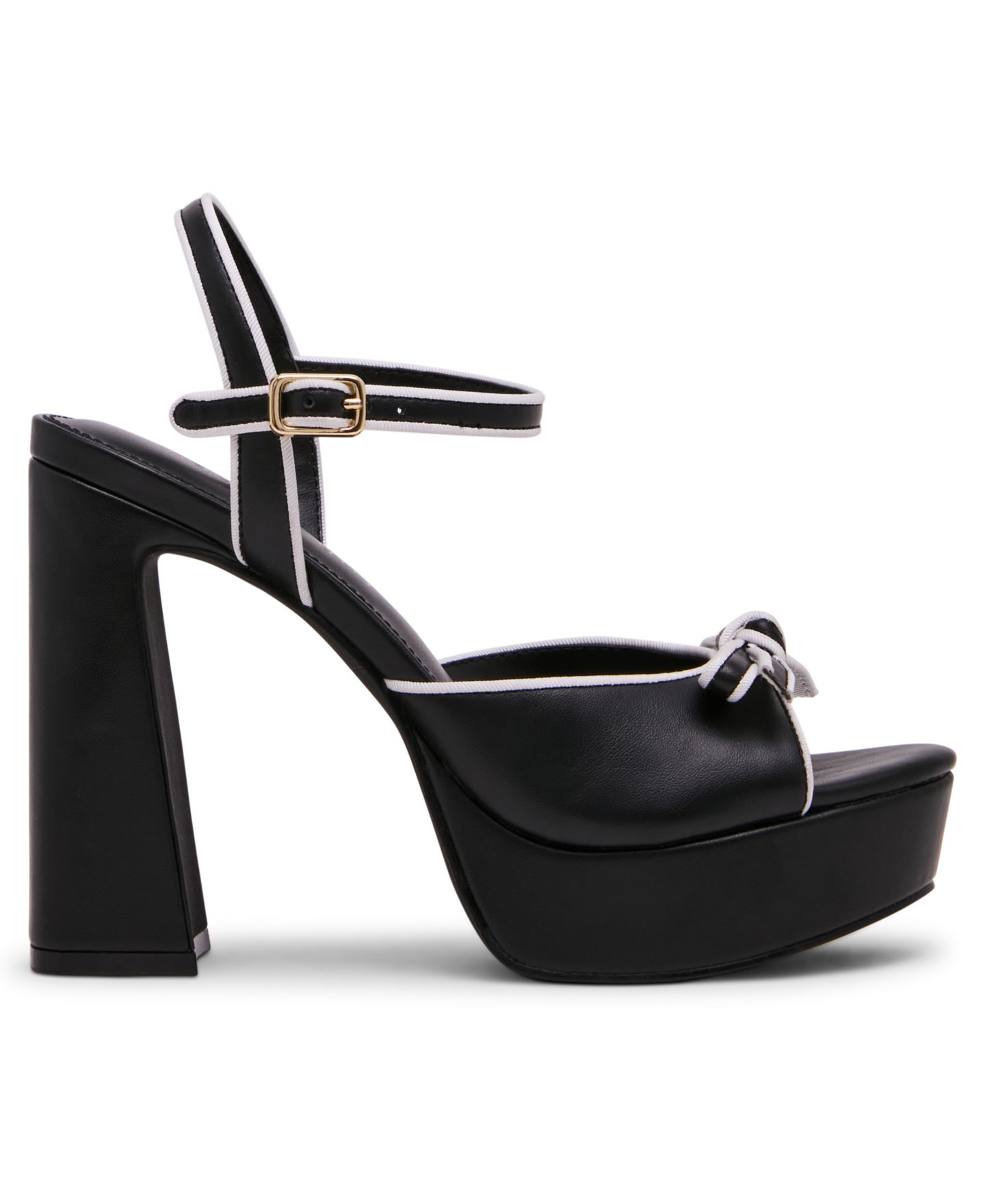 Женские сандалии Madden Girl Capture Bow-Embellished Platform Dress Sandals, цвет: Чёрный разноцветный — фото 2