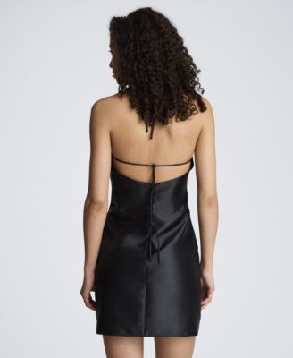 Women's Sleeveless Halter Neck Short Dress