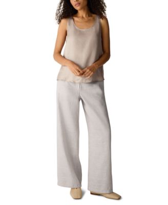 Women's & Plus Size Shimmer Scoop Neck Tank Top