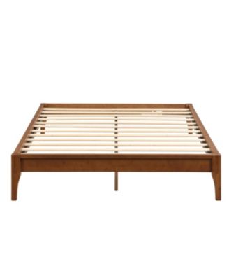 Bamboo Platform Bed Frame with Slat Support