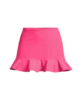 Women's Ruffle Hem Mini Swim Skirt