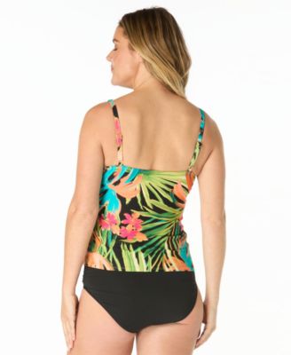 Women's V-Neck Pull-On Affable Tankini Top