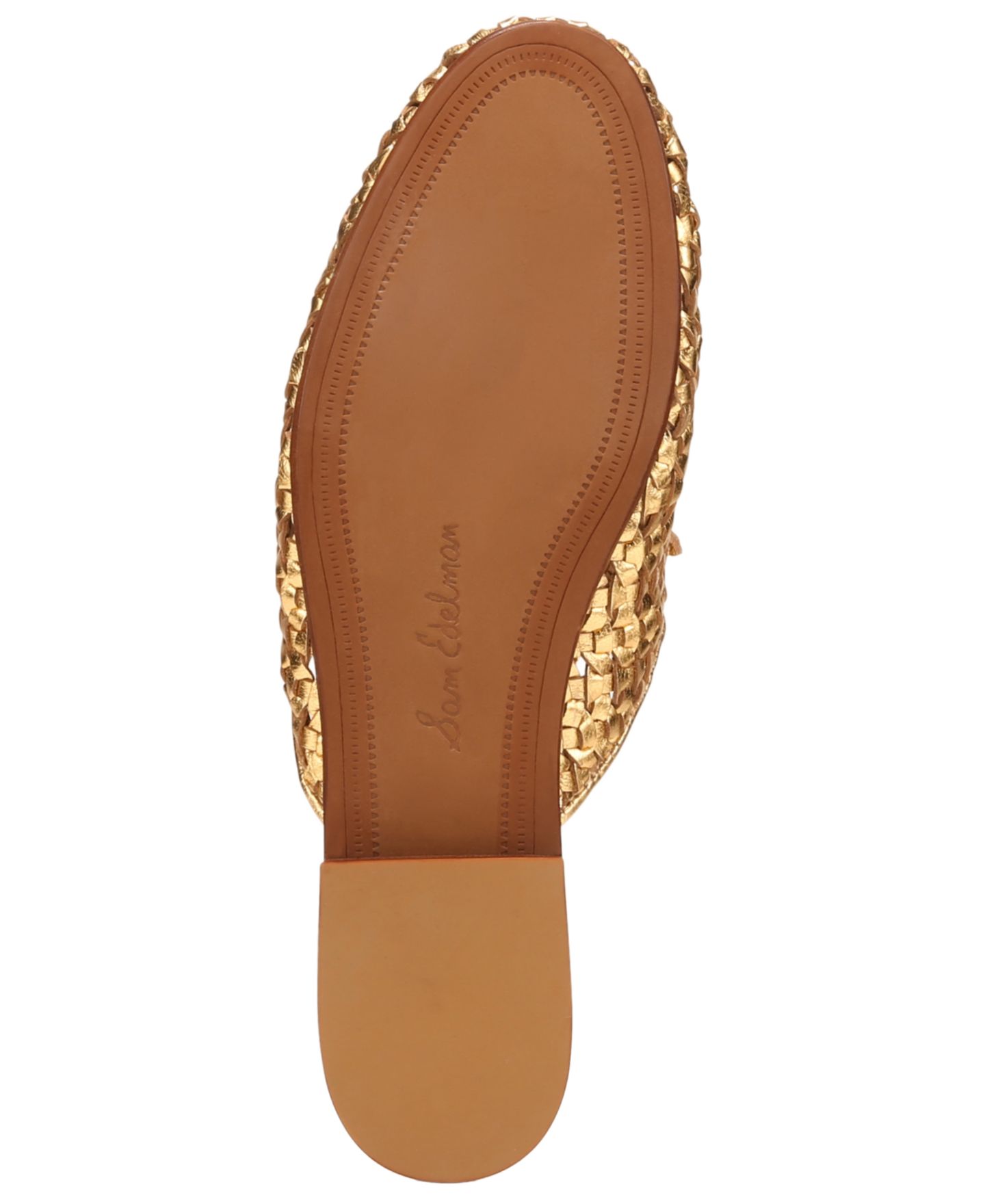 Женские сабо Sam Edelman Tullie Slip-On Mule, цвет: Янтарный золотой — фото 5