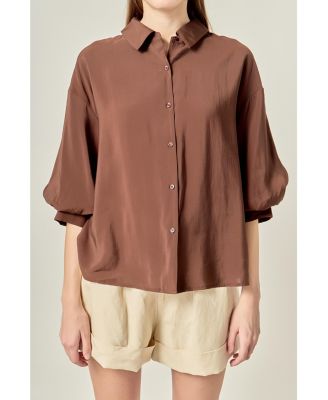 Women's Balloon Sleeve Shirt