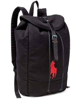 Polo Ralph Lauren Men's Big Pony Canvas Backpack - Wallets ...