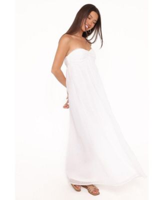 Women's Vee Strapless Maxi Dress