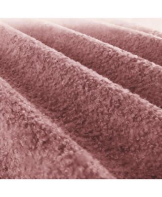 Upholstered Bed Frame Boucle Platform Wave Headboard for Kids No Box Spring Wood Slats Noise Free