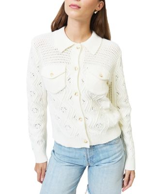 Women's Allie Mixed Stitch Button Down Sweater